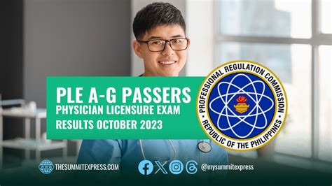 ple oct 2023 results|PLE RESULT: October 2023 Physician board exam list of .